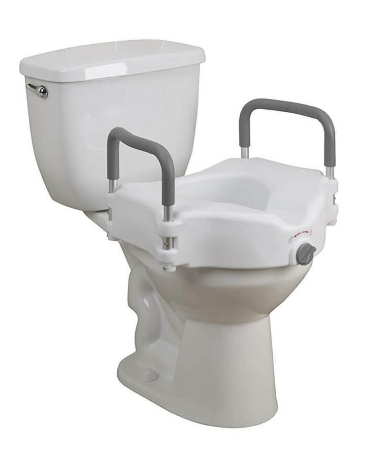 Raised Toilet Seat Extender Best Suited For Elderly & Handicapped